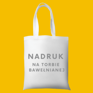 Nadruk na torbie bawełnianej